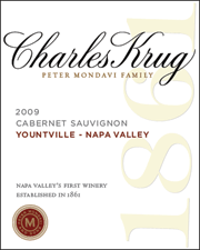 2009 Charles Krug Cabernet Sauvignon "Yountville"- Napa Valley - The Simple Wine