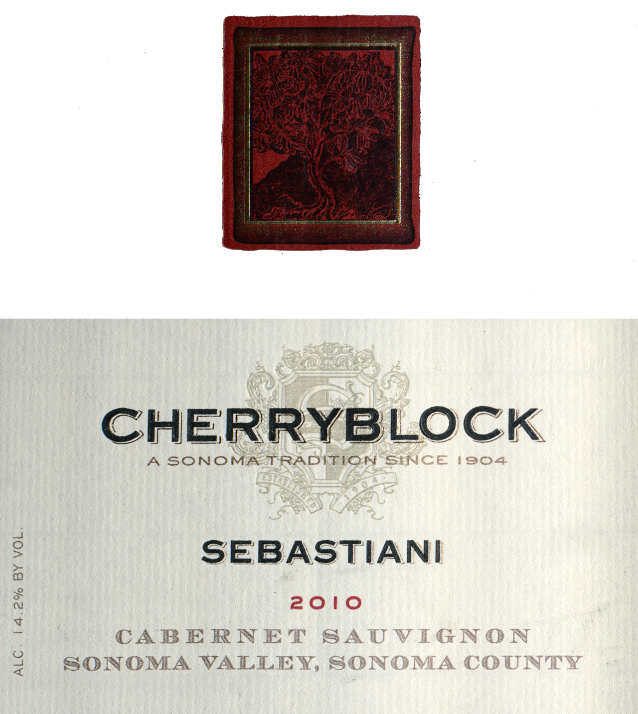 2010 CHERRYBLOCK Sebastiani Cabernet, Sonoma