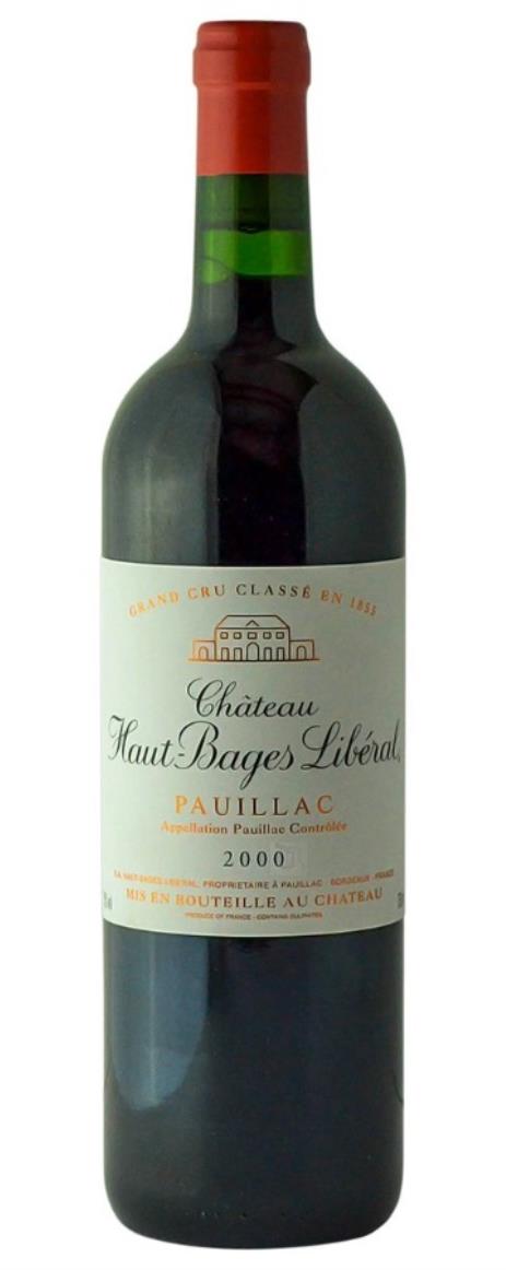 2000 Chateau Haut-Bages Liberal, Pauillac, France