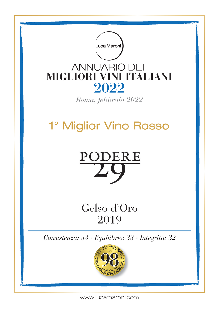 Gelso D'Oro 2019, (Italian Caymus) #1 Best Italian Red of 2022 - The Simple Wine