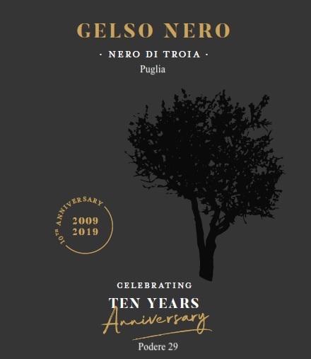 Gelso Nero: 10th Anniversary limited Edition, Podere29 Organic - The Simple Wine