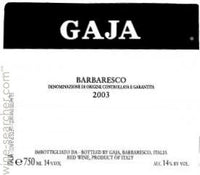 Gaja Barbaresco 2003 DOCG