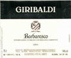 2004  Barbaresco DOCG Giribaldi  Piemonte