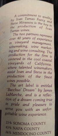 Iván Tamás 1986 Cabernet Sauvignon North Coast, Napa County