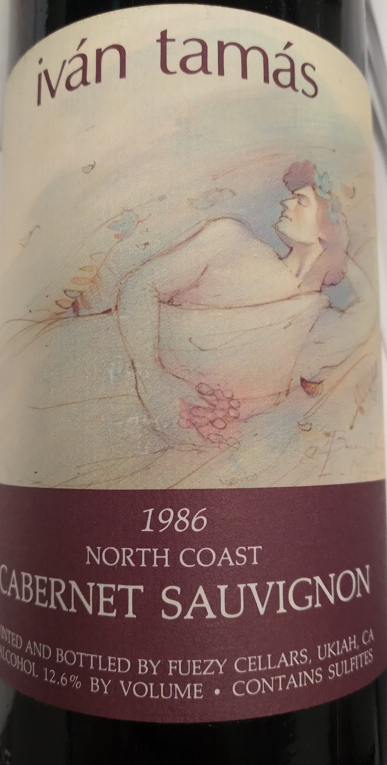 Iván Tamás 1986 Cabernet Sauvignon North Coast, Napa County