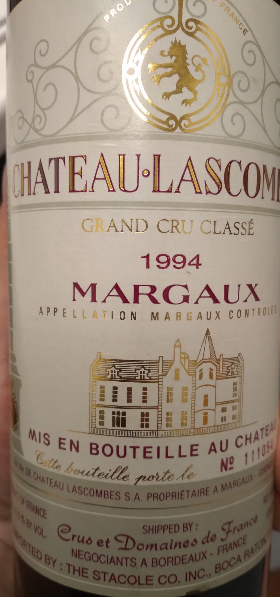 Château Lascombes Margaux (Grand Cru Classé) 1994