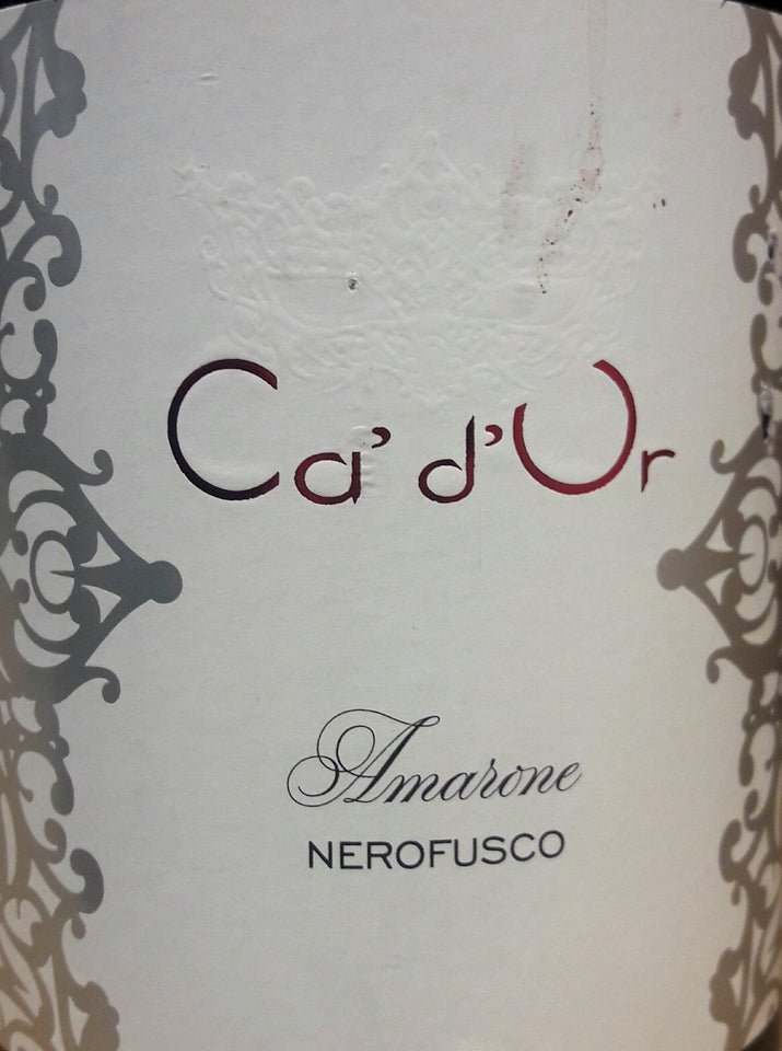 Amarone della Valpolicella 2011 DOCG Nerofusco - The Simple Wine