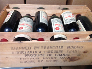 2 bottles Petrus 1972 Pomerol, Bordeaux , France