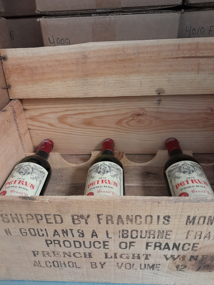 2 Bottles – 1972 Petrus Pomerol, Bordeaux (Free Next Day Air)