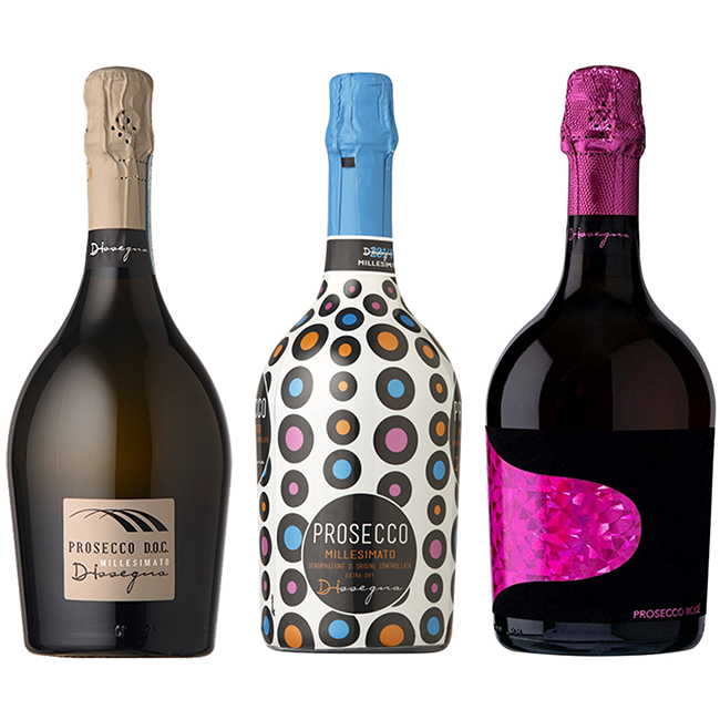 Organic Prosecco and Sparkling Mix (3 Bottles) - The Simple Wine