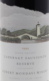 1994 Robert Mondavi Winery Reserve Cabernet Sauvignon Napa Valley