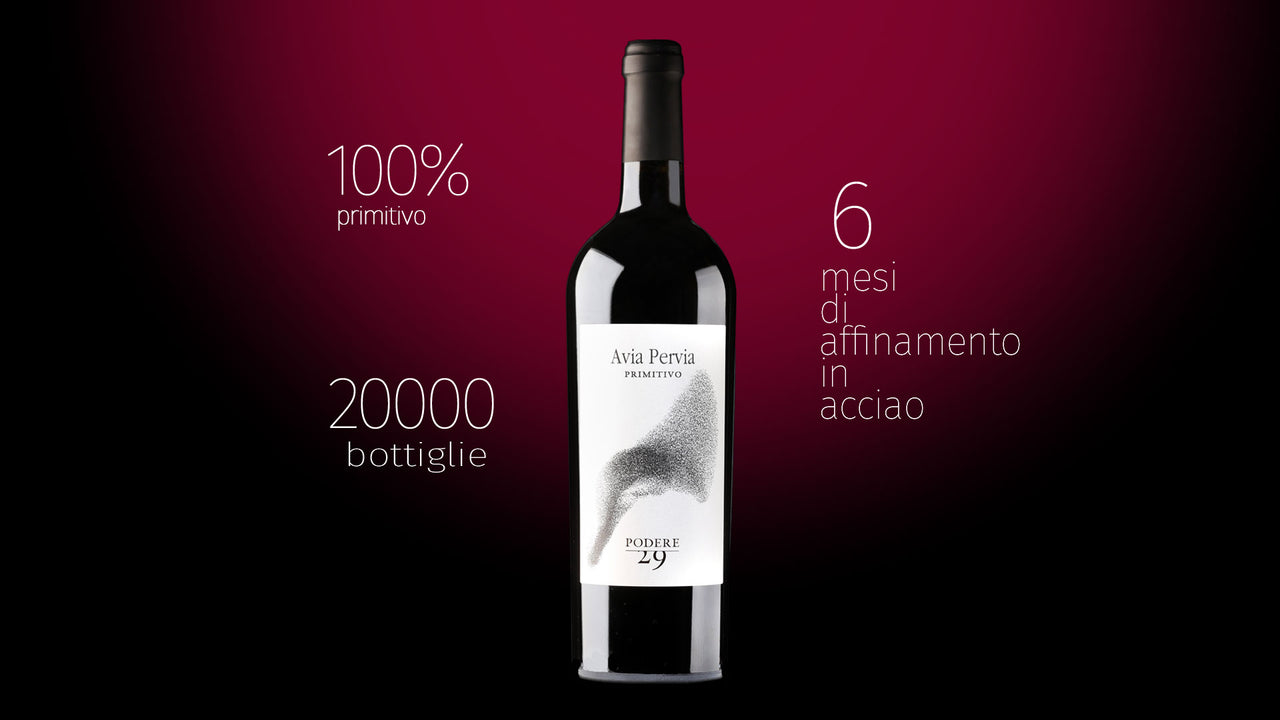 Avia Pervia Primitivo 2016 Podere29 Puglia - The Simple Wine
