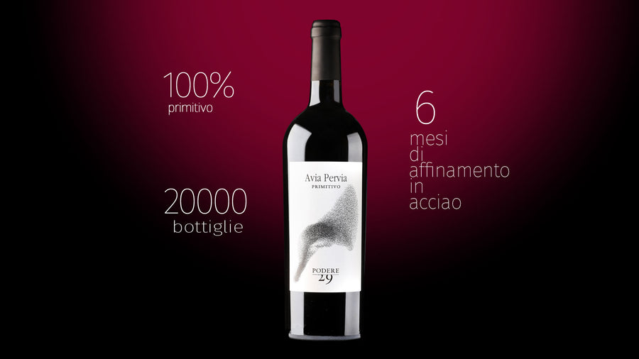 Avia Pervia Primitivo 2016 Podere29 Puglia - The Simple Wine