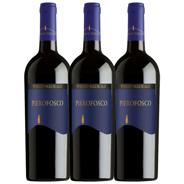 3 pack PIEROFOSCO Super Tuscan 2017 IGT, PAS Organic - The Simple Wine