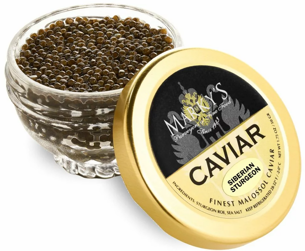 Siberian Osetra  3.5oz/100g  caviar - The Simple Wine